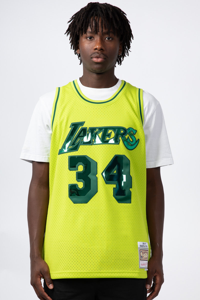 Shaquille O'Neal Furious Chrome 97' Hardwood Classic Swingman Jersey