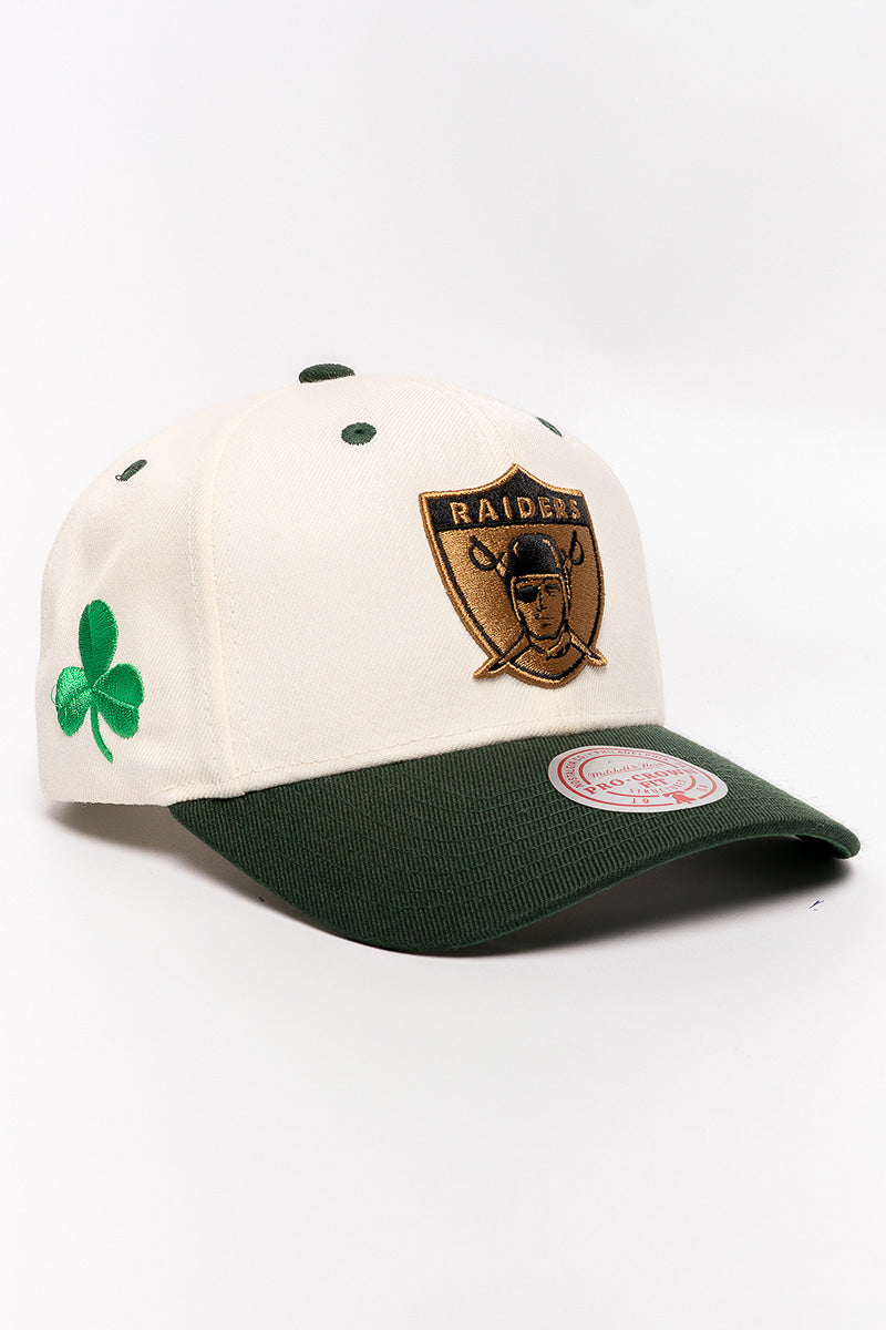 Las Vegas Raiders Suede St Patrick's Day Cap