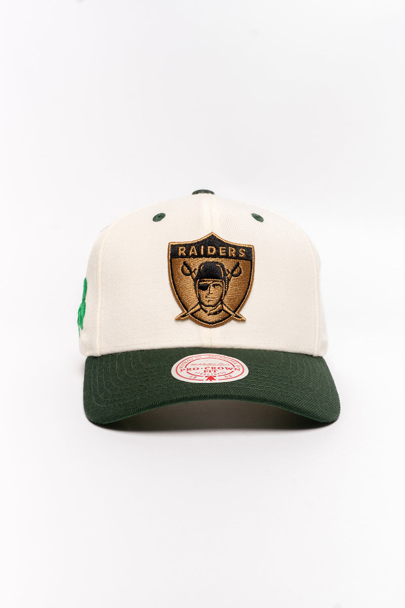 Las Vegas Raiders Suede St Patrick's Day Cap