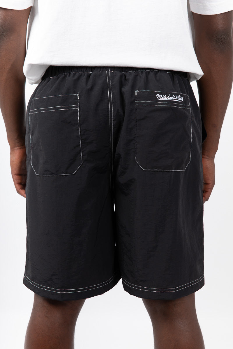 Los Angeles Raiders Contrast Stitch Nylon Shorts