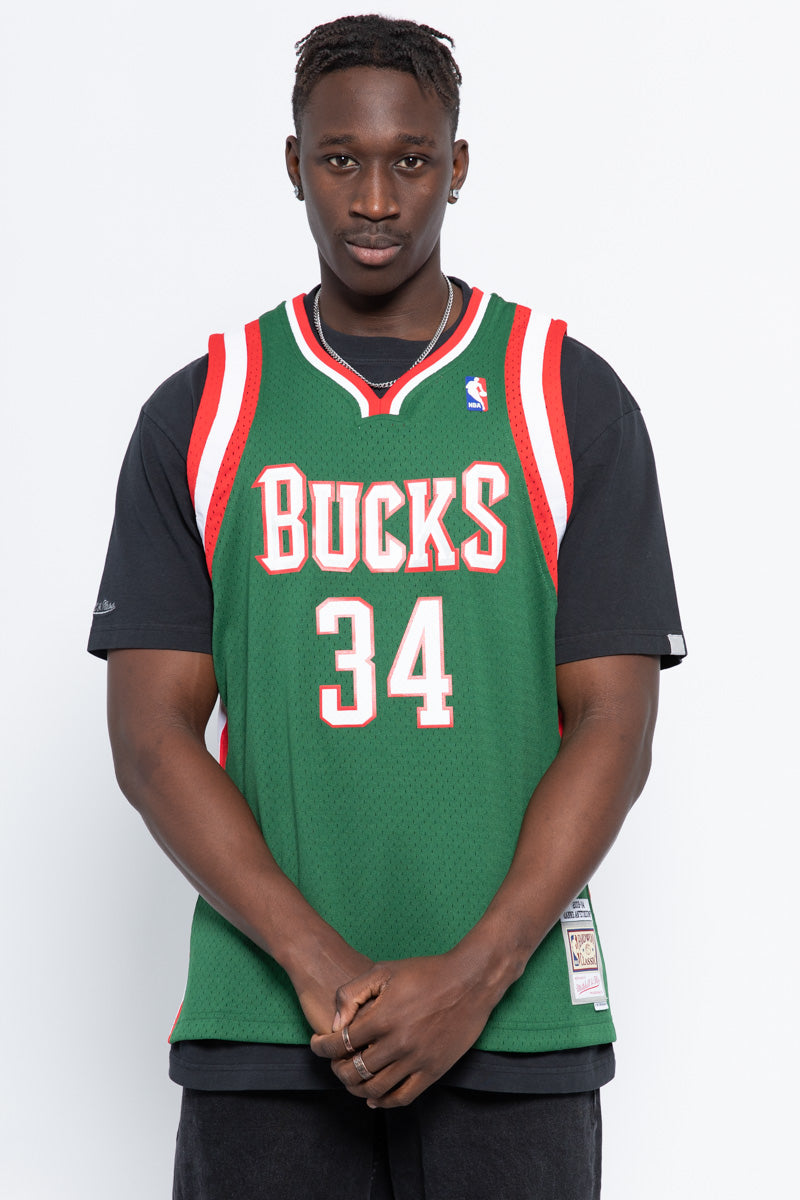 Giannis Antetokounmpo Milwaukee Bucks 13-14 Hardwood Classic Swingman Jersey