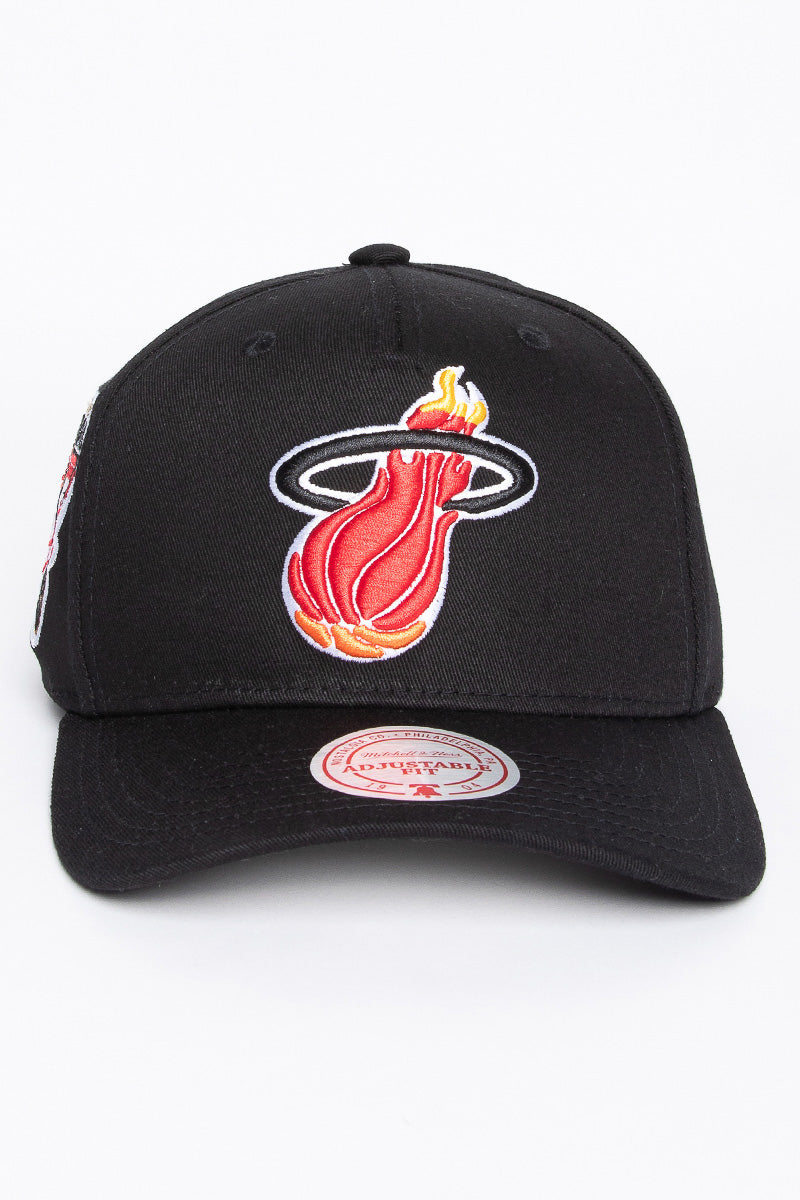 Miami Heat Colour Team Logo Pinch Snapback