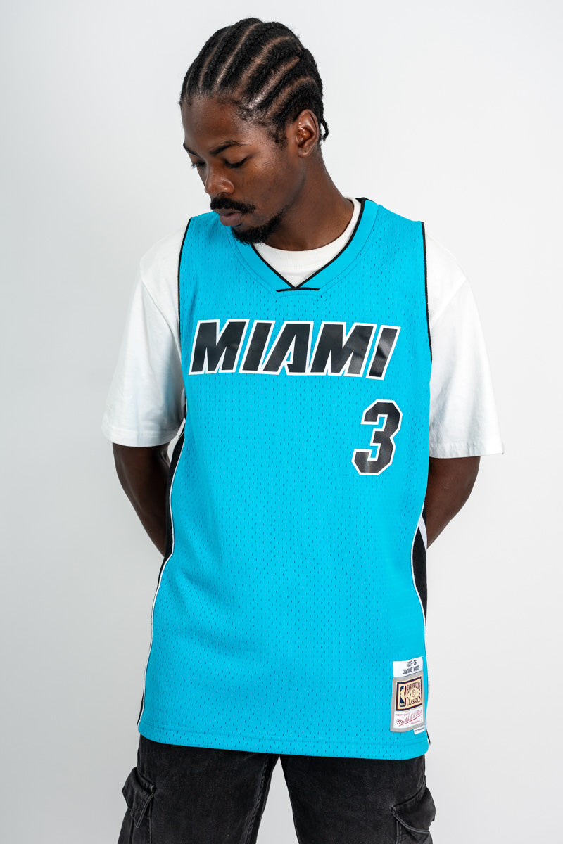 Dwyane Wade Miami Heat Vice Hardwood Classic Swingman Jersey
