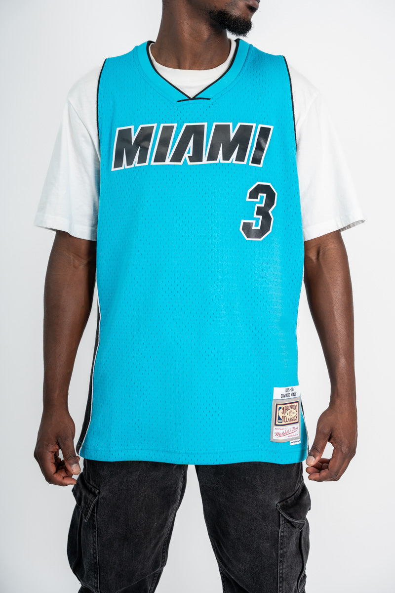 Dwyane Wade Miami Heat Vice Hardwood Classic Swingman Jersey