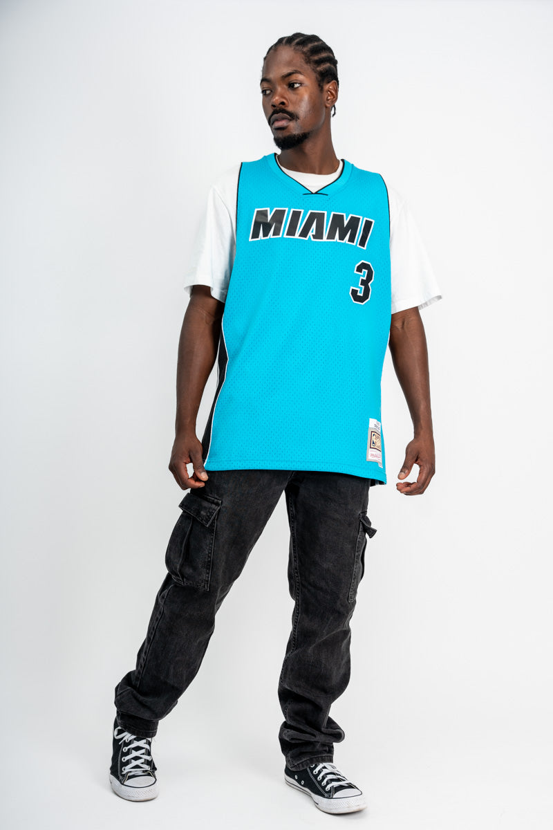 Dwyane Wade Miami Heat Vice Hardwood Classic Swingman Jersey