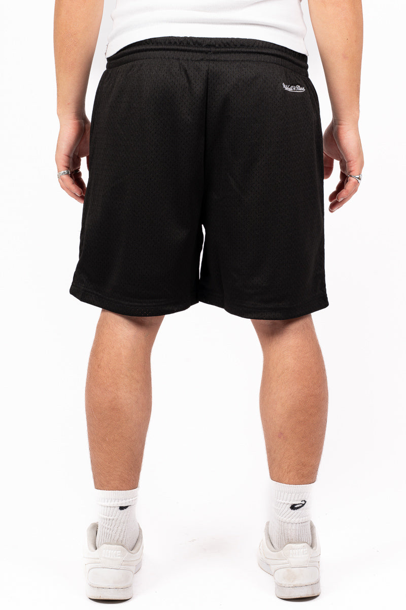 Las Vegas Raiders Stars & Text Mesh Shorts