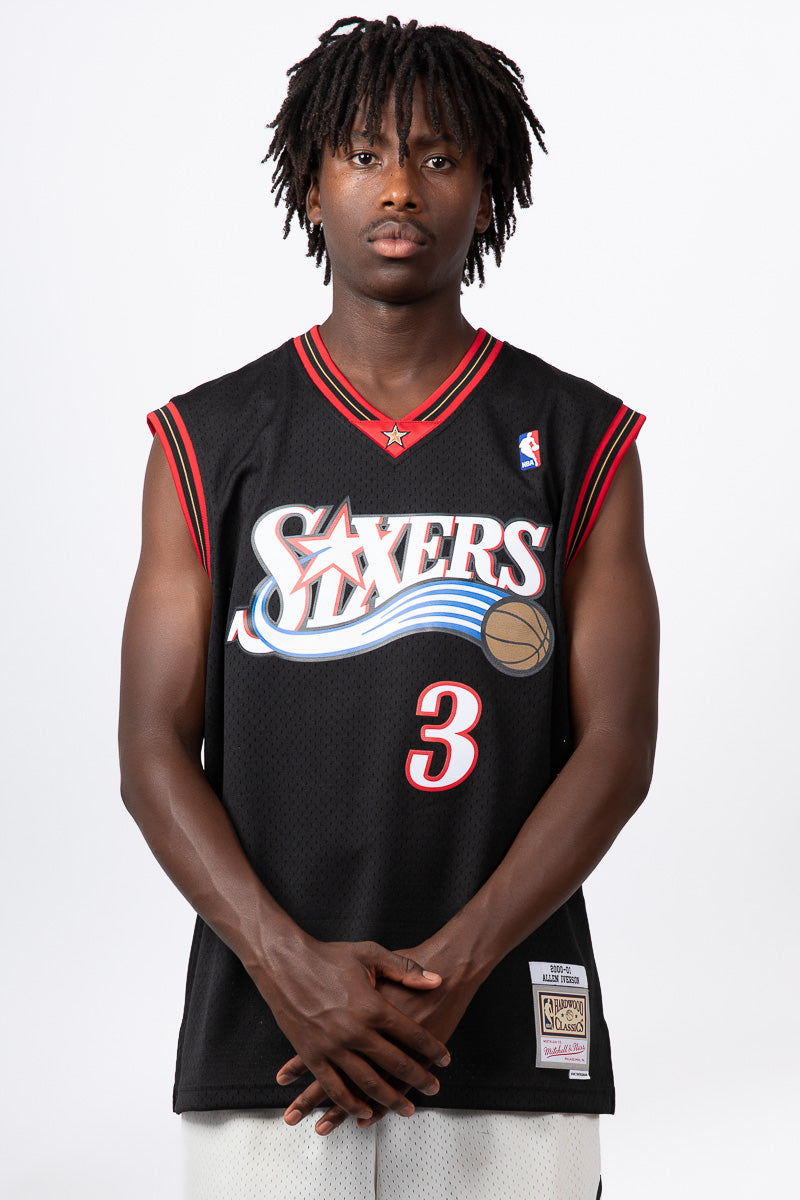 Allen Iverson 00-01 Hardwood Classic Swingman NBA Jersey - Mens