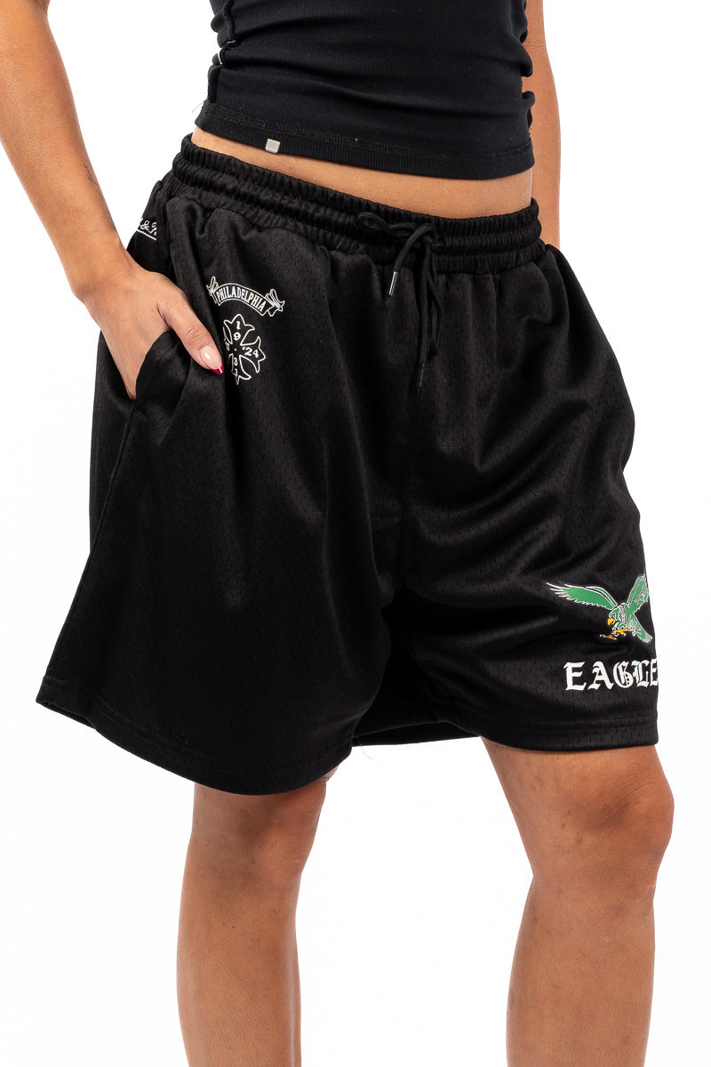 Philadelphia Eagles Mesh Shorts - Womens