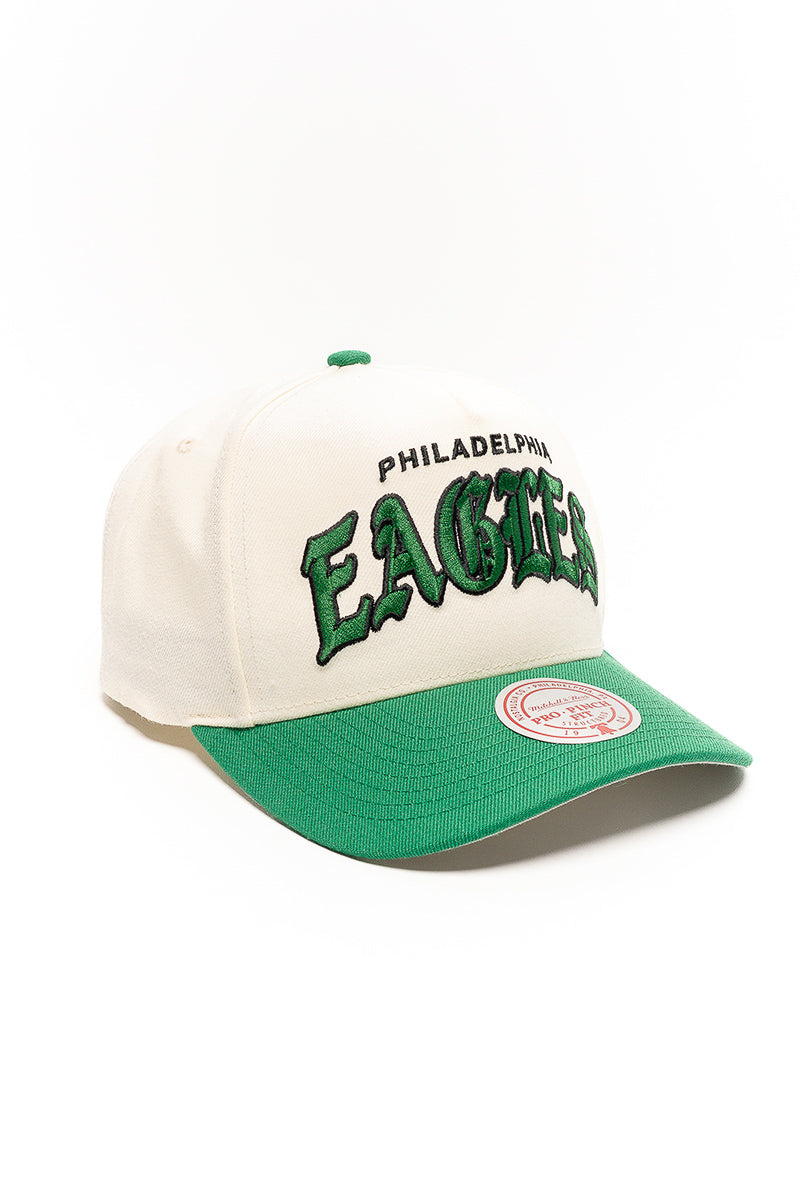 Philadelphia Eagles NFL Gothic 2-Tone Pro Pinch Cap