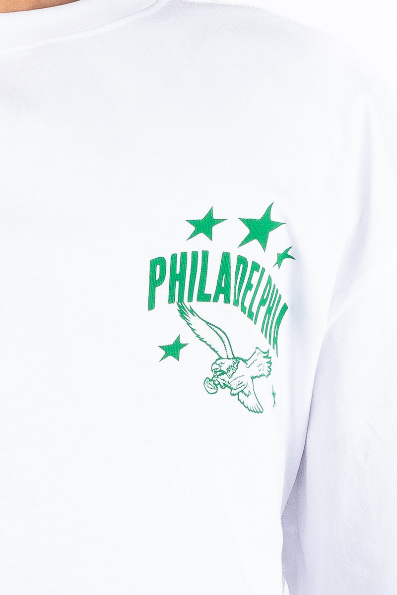 Philadelphia Eagles Stars & Text Boxy Tee
