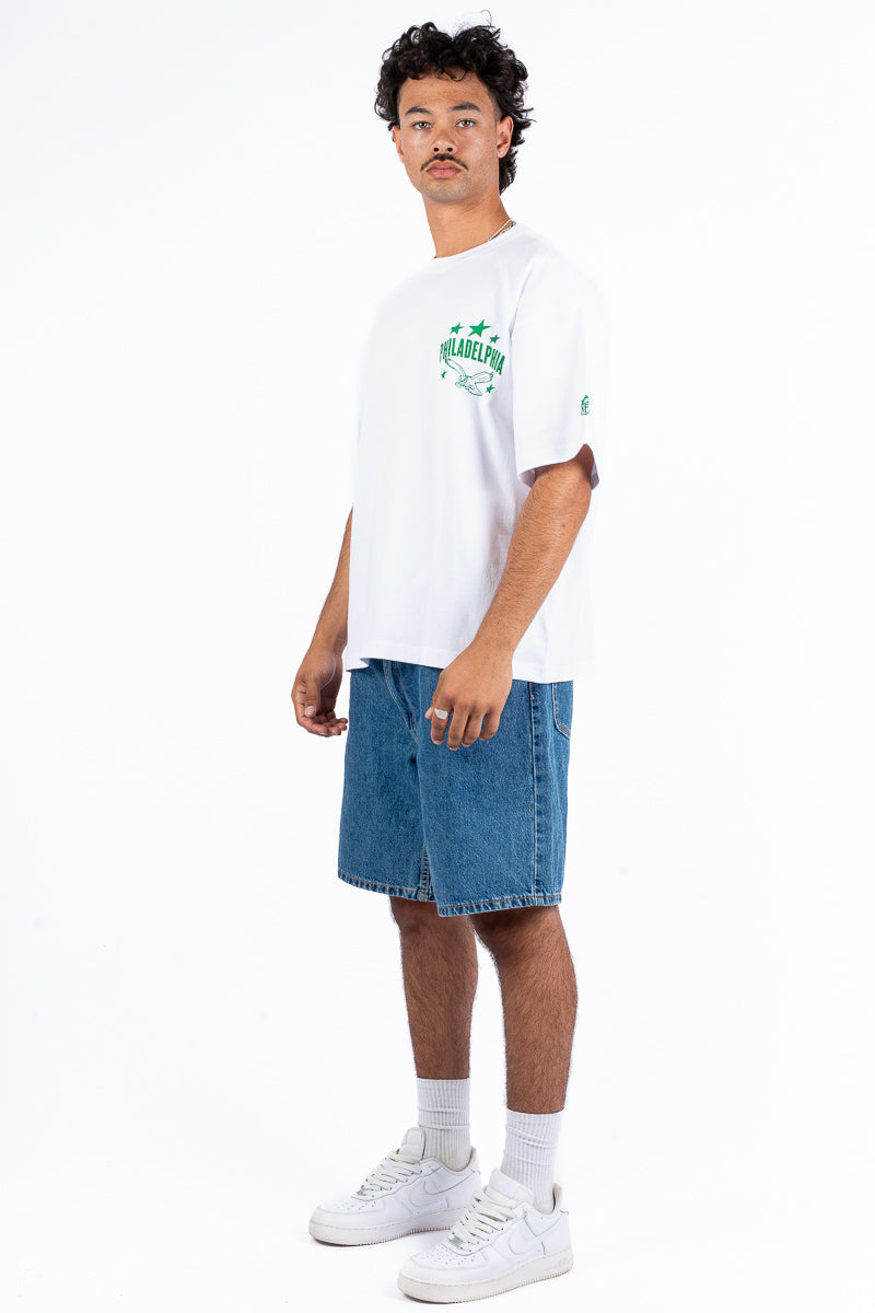 Philadelphia Eagles Stars & Text Boxy Tee
