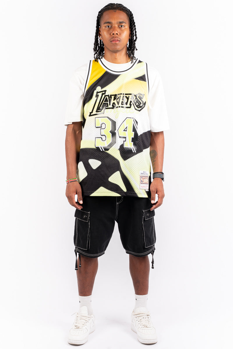 LA Lakers NBA O'Neal Tape Swingman Jersey