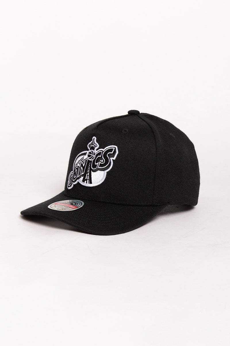 Seattle Supersonics Black and White Logo Snapback