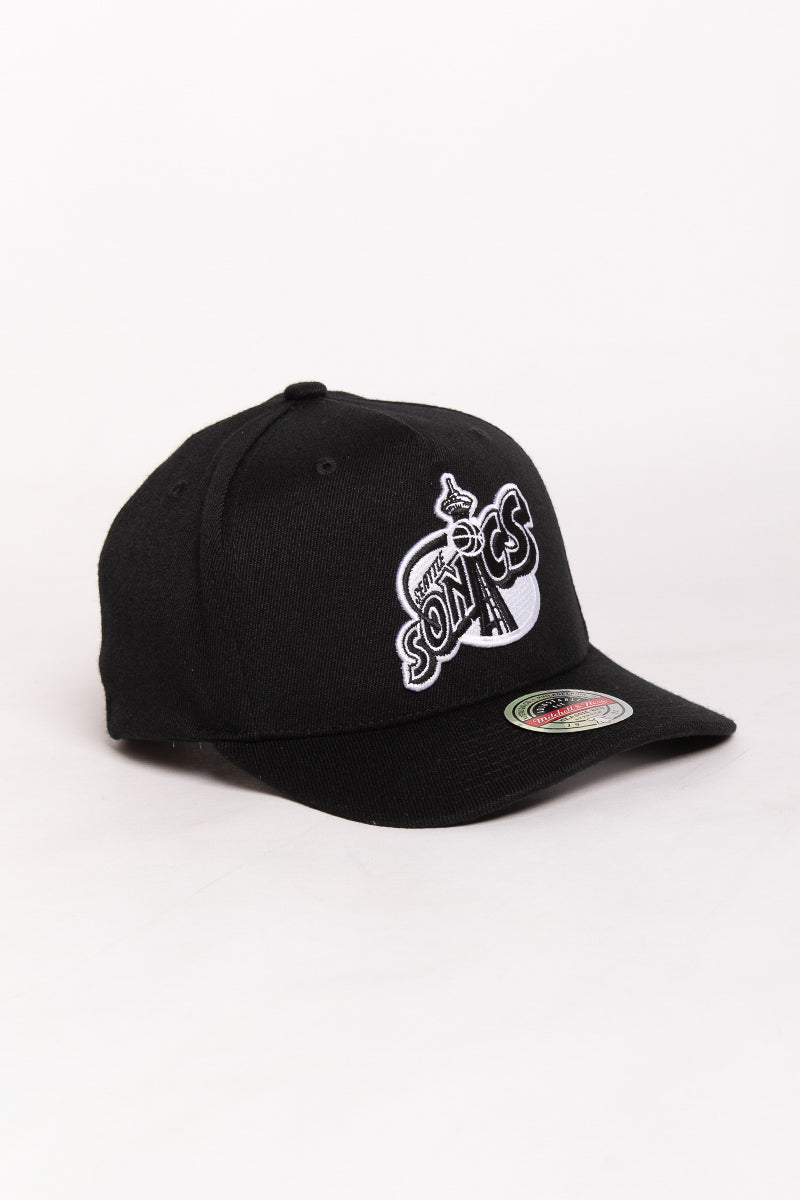 Seattle Supersonics Black and White Logo Snapback