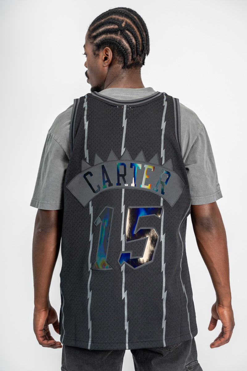 Vince Carter Toronto Raptors Triple Black Chrome Hardwood Classic Swingman Jersey