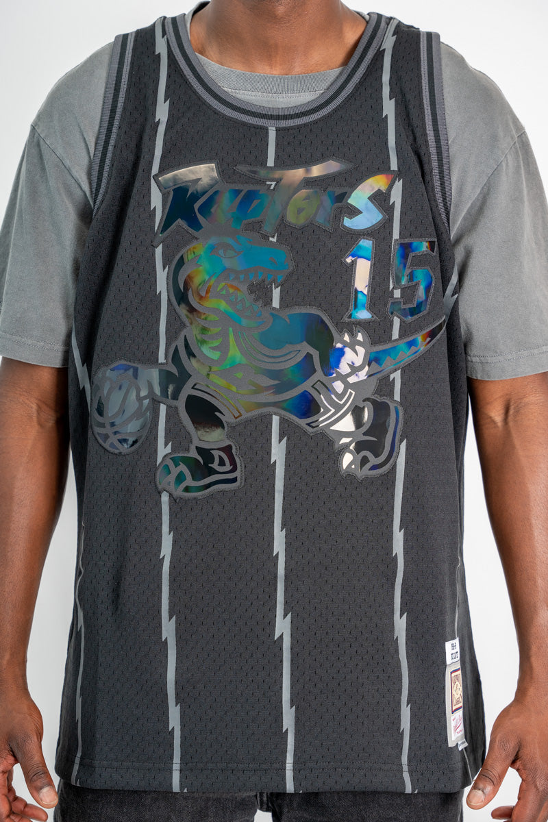 Vince Carter Toronto Raptors Triple Black Chrome Hardwood Classic Swingman Jersey