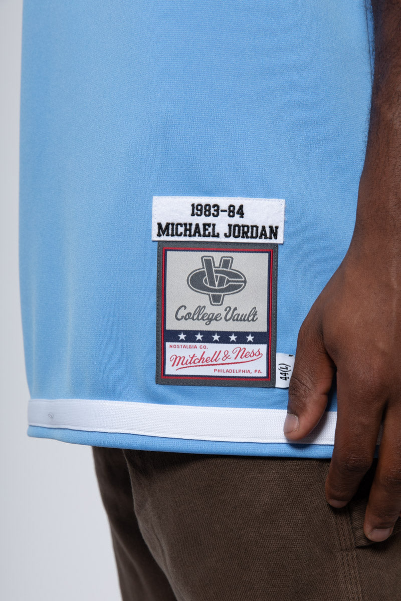 Michael Jordan North Carolina Tar Heels 1983-84 Authentic Warm Up Shooting Shirt Jersey
