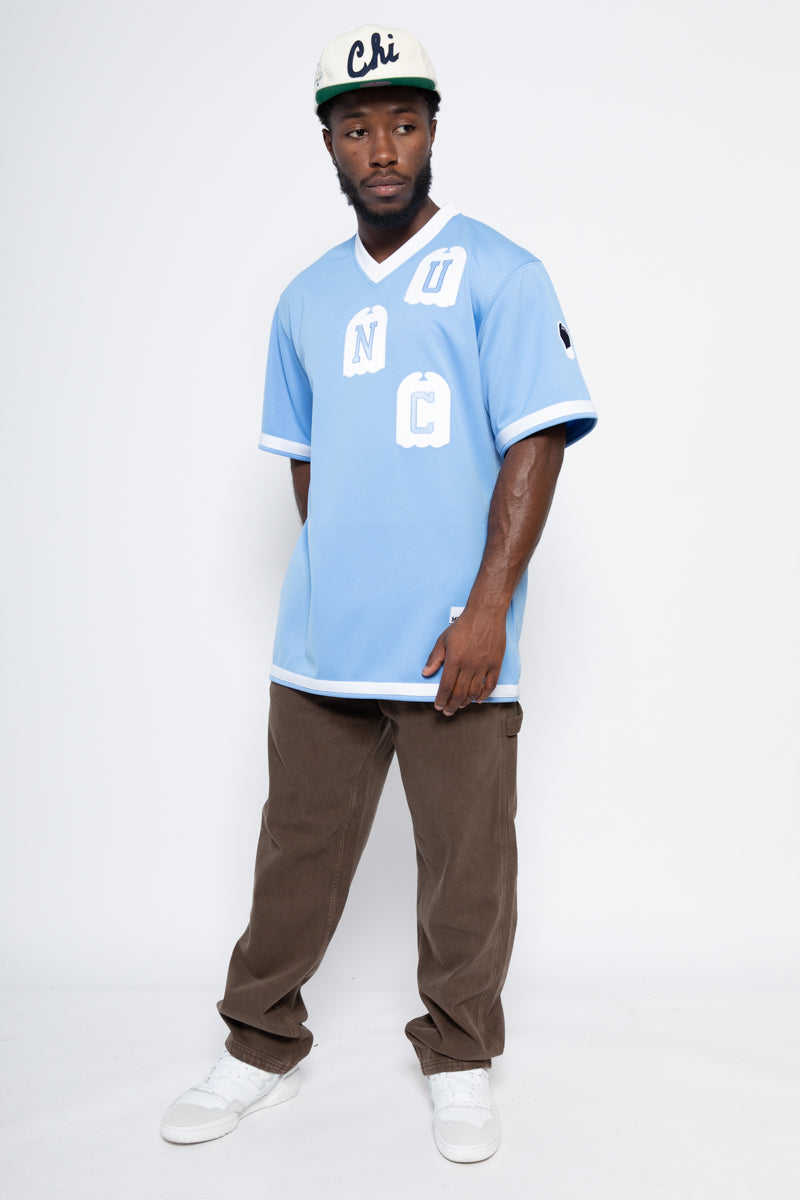 Michael Jordan North Carolina Tar Heels 1983-84 Authentic Warm Up Shooting Shirt Jersey