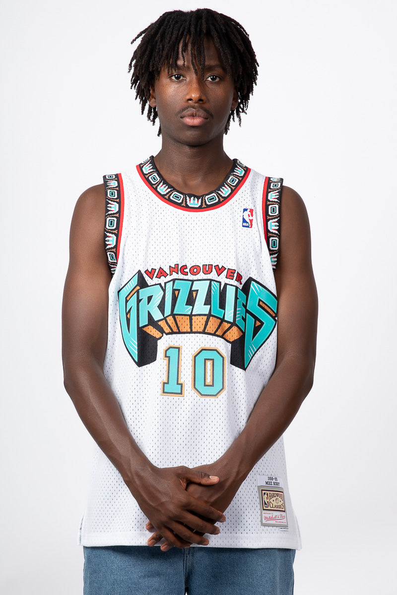 Mike Bibby 1998-99 Vancouver Grizzlies Hardwood Classic Swingman NBA Jersey - Mens