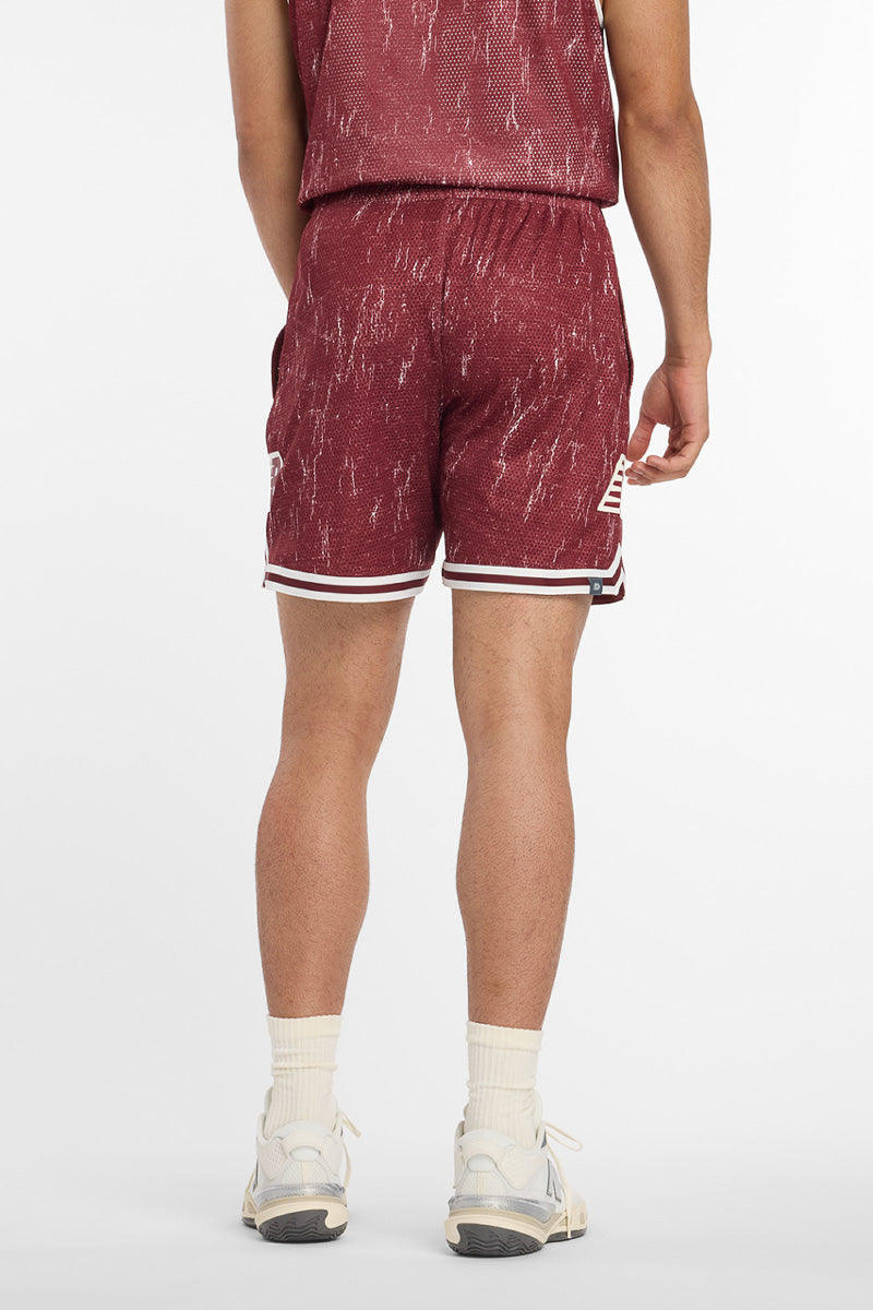 In-Game Printed 7" Mesh Shorts - Mens