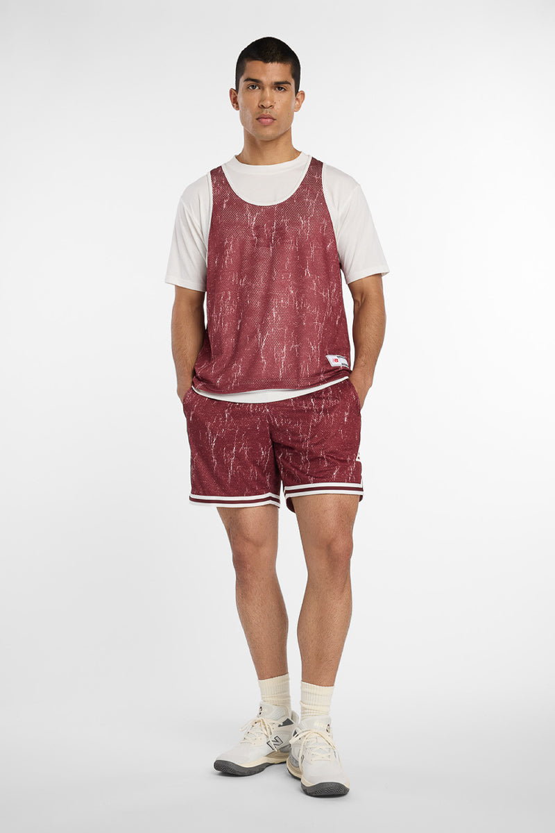 In-Game Printed 7" Mesh Shorts - Mens