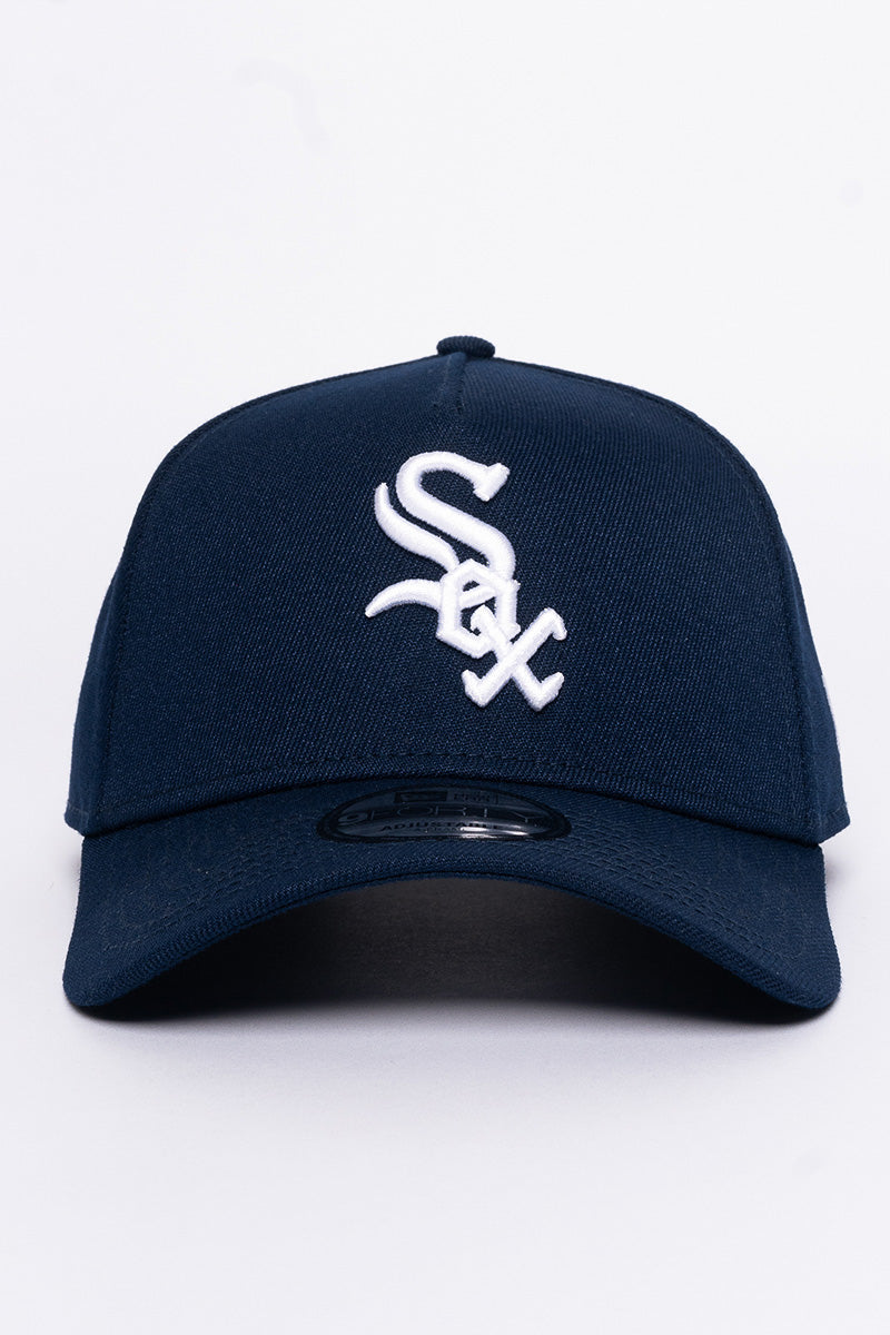 Chicago White Sox Navy 9Forty A-Frame Snapback
