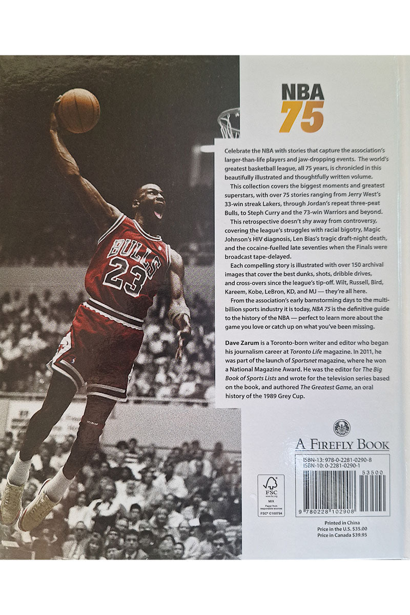 NBA 75: The Definitive History Hardcover