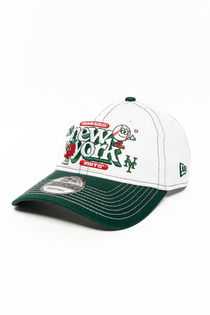 9Twenty 2-Tone NY Yankees & NY Mets Apple Cap