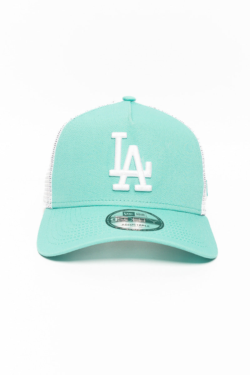 9Forty LA Dodgers Turquoise Era Trucker Cap