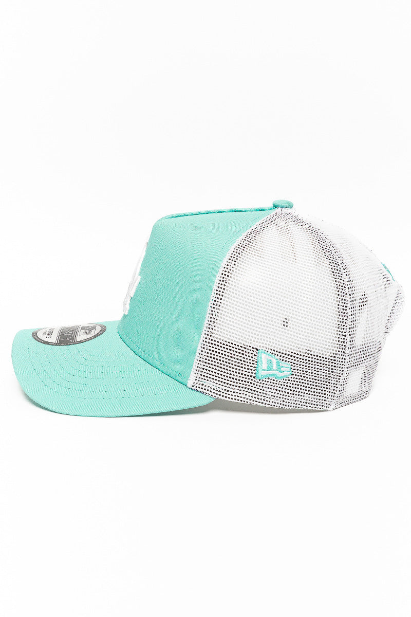 9Forty LA Dodgers Turquoise Era Trucker Cap