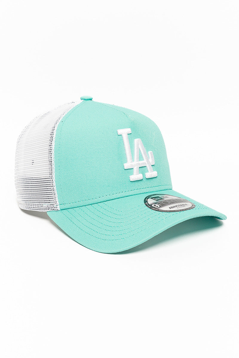 9Forty LA Dodgers Turquoise Era Trucker Cap