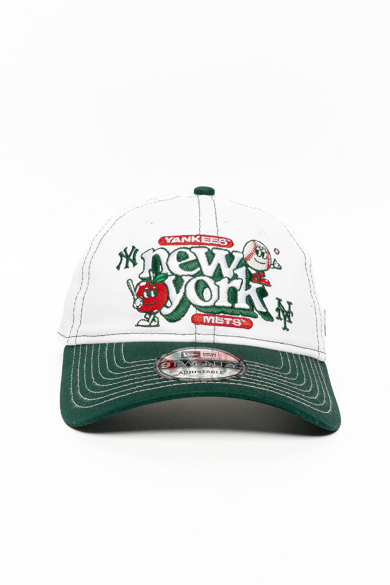 9Twenty 2-Tone NY Yankees & NY Mets Apple Cap