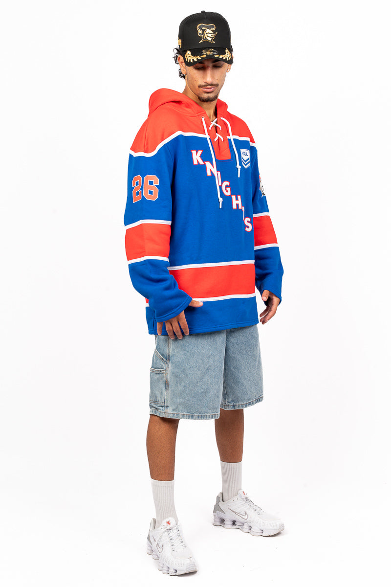 NEWCASTLE KNIGHTS NRL LAS VEGAS 26 HOCKEY JERSEY - Mens