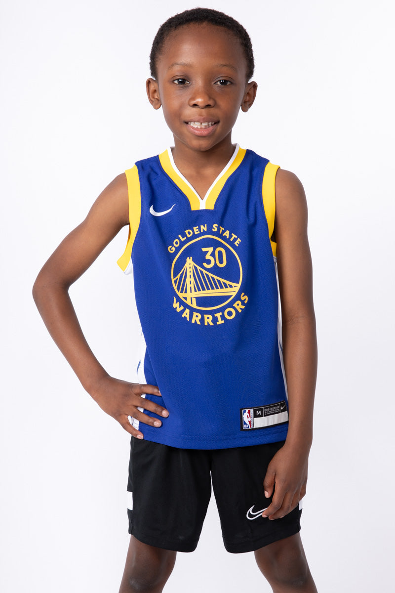Stephen Curry Golden State Warriors NBA Kids Replica Jersey