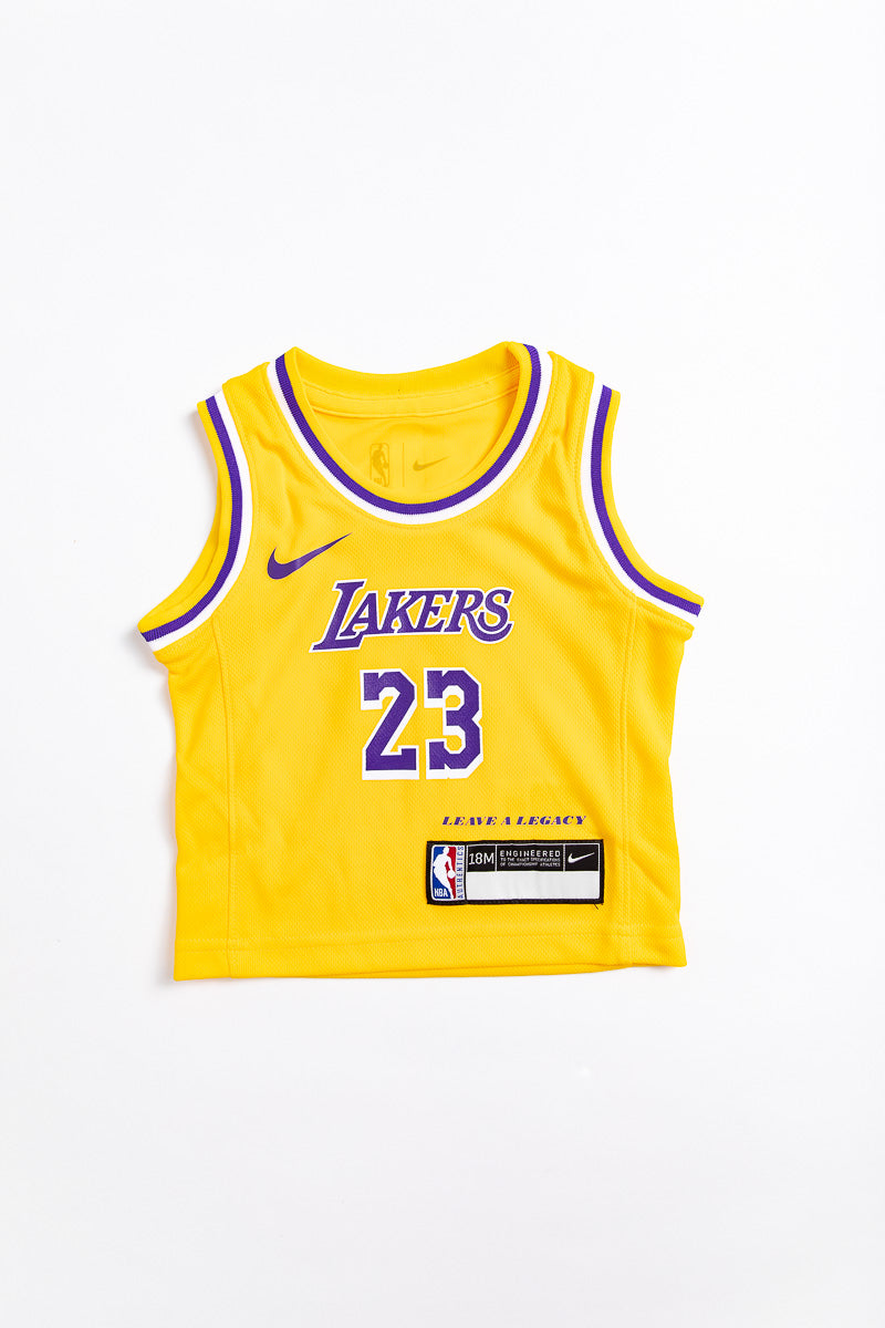 LeBron James LA Lakers NBA Infant Replica Jersey
