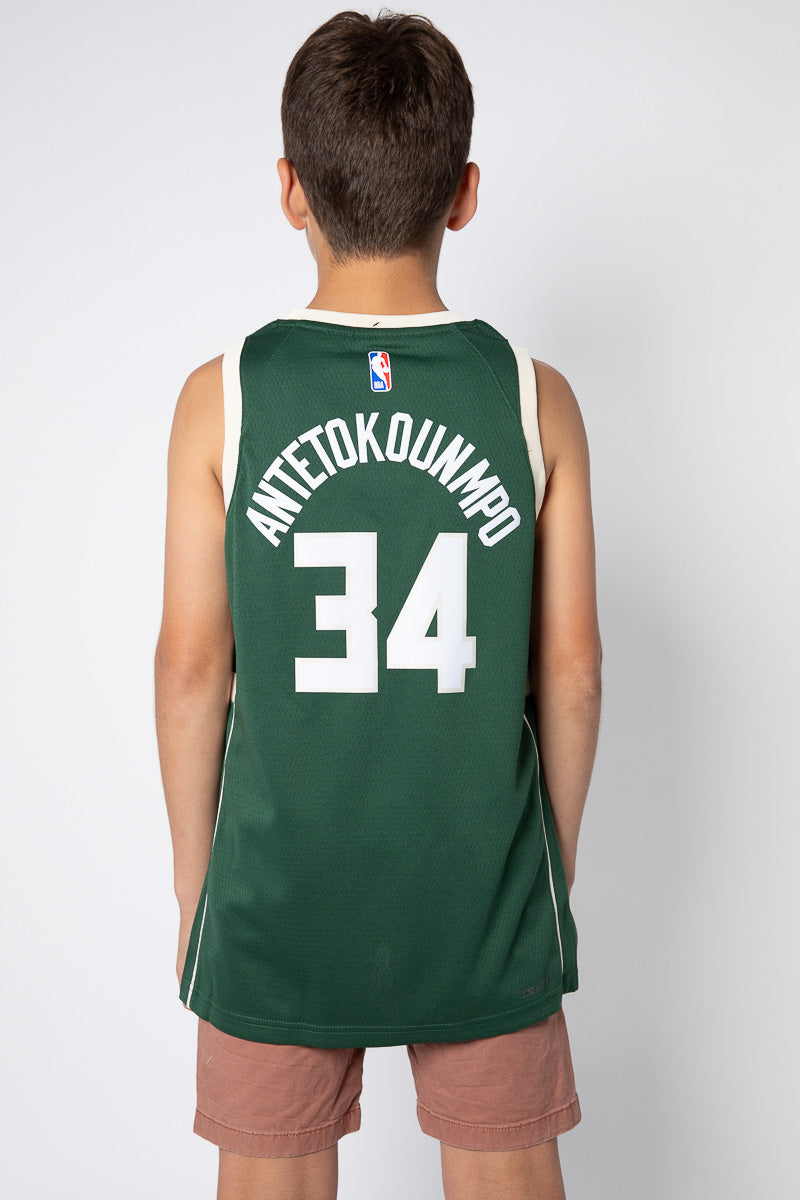 Giannis Antetokounmpo Milwaukee Bucks NBA Youth Swingman Jersey