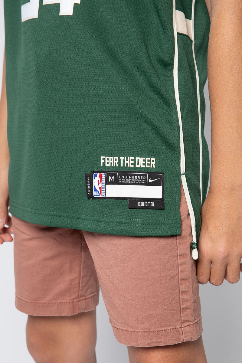 Giannis Antetokounmpo Milwaukee Bucks NBA Youth Swingman Jersey
