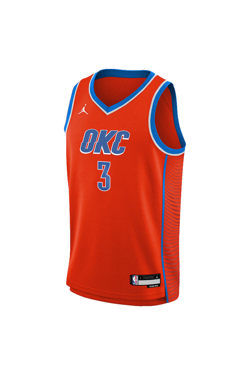 Josh Giddey Oklahoma City Thunder Statement Edition Youth Jersey