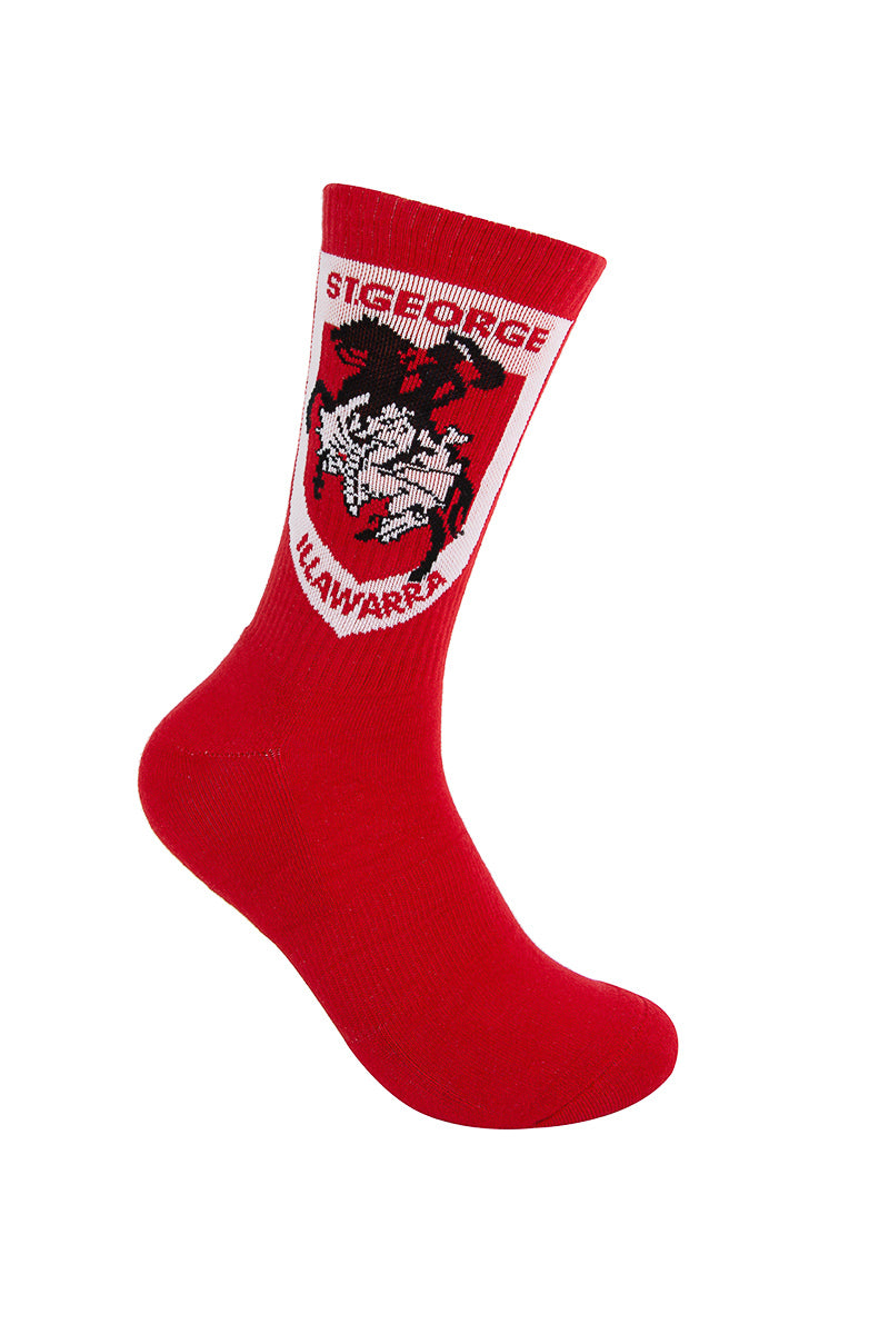 St George Dragons NRL Icons Sneaker Socks 2 Pack