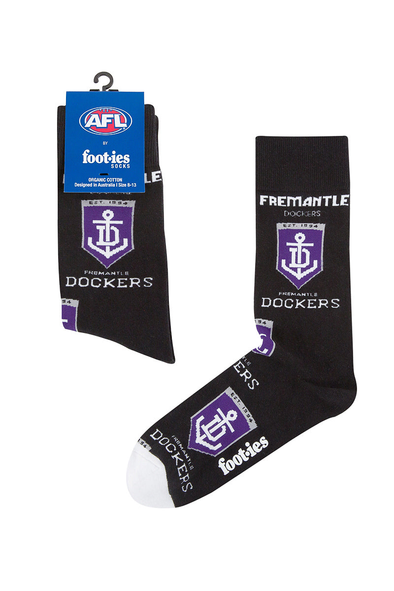 Fremantle Dockers AFL Mascot Organic Cotton Socks