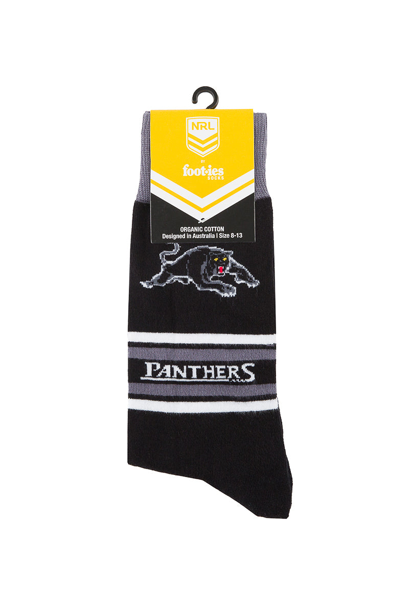 Penrith Panthers NRL Stripe Organic Cotton Socks