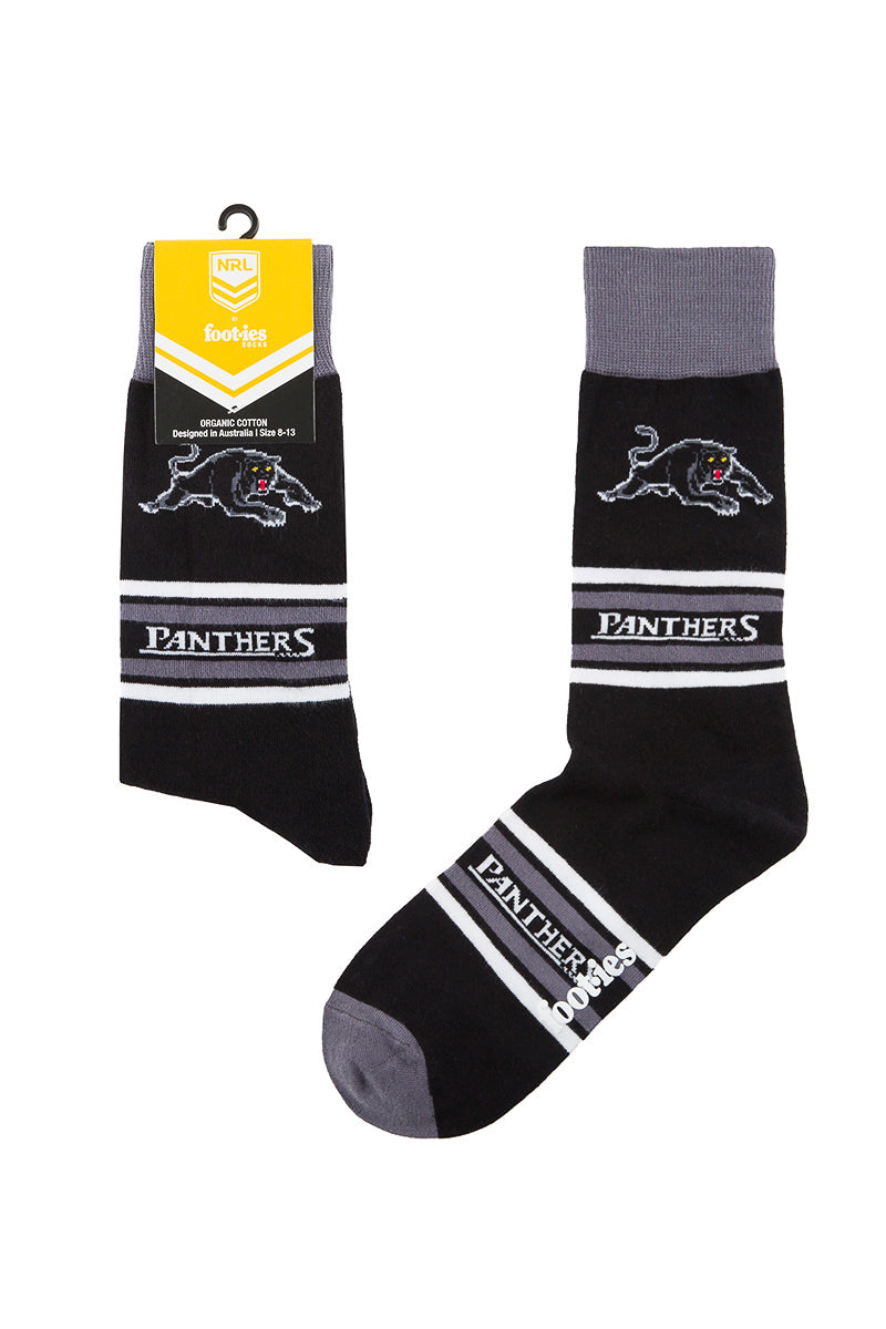 Penrith Panthers NRL Stripe Organic Cotton Socks