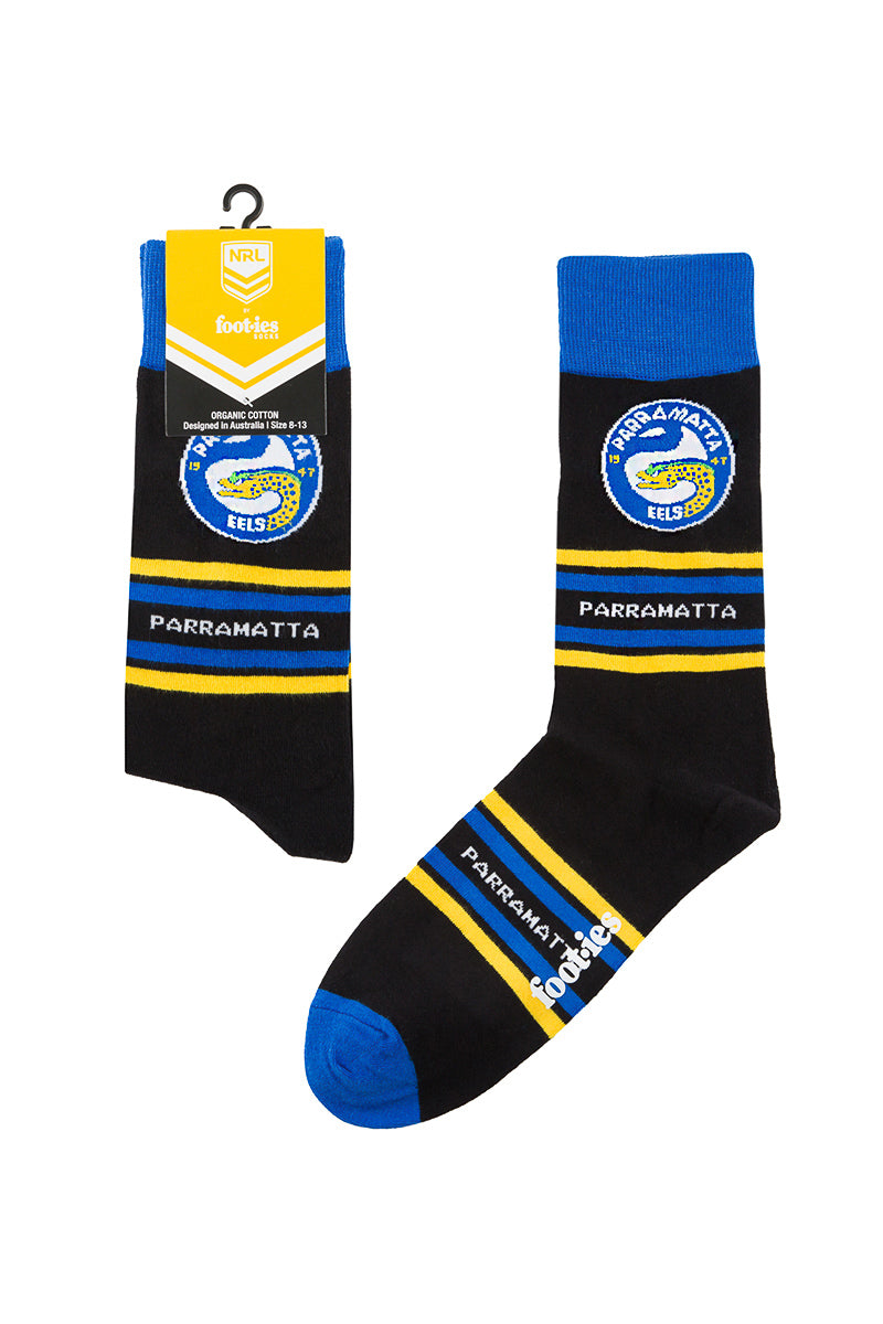 Parramatta Eels NRL Stripe Organic Cotton Socks