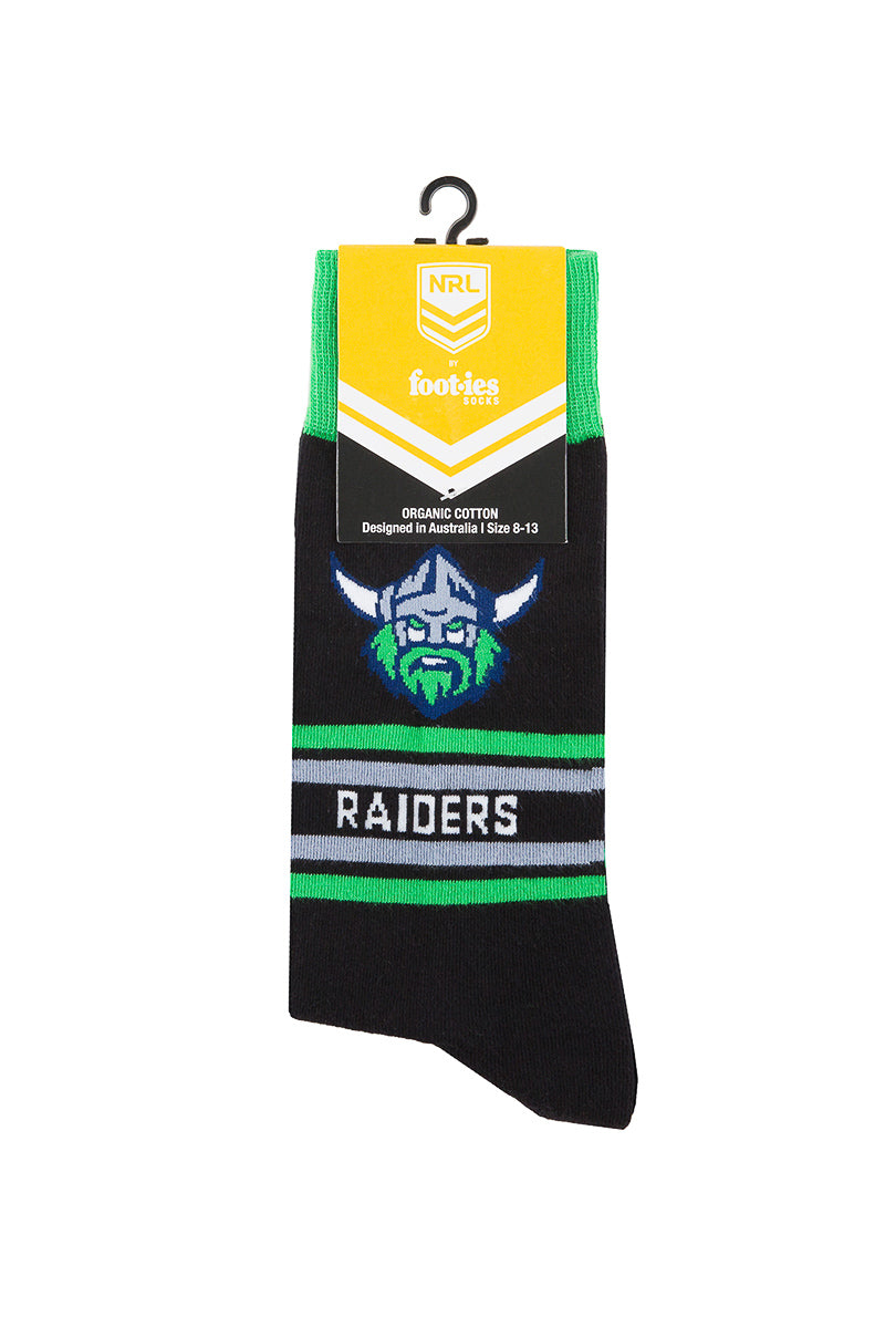 Canberra Raiders NRL Stripe Organic Cotton Socks