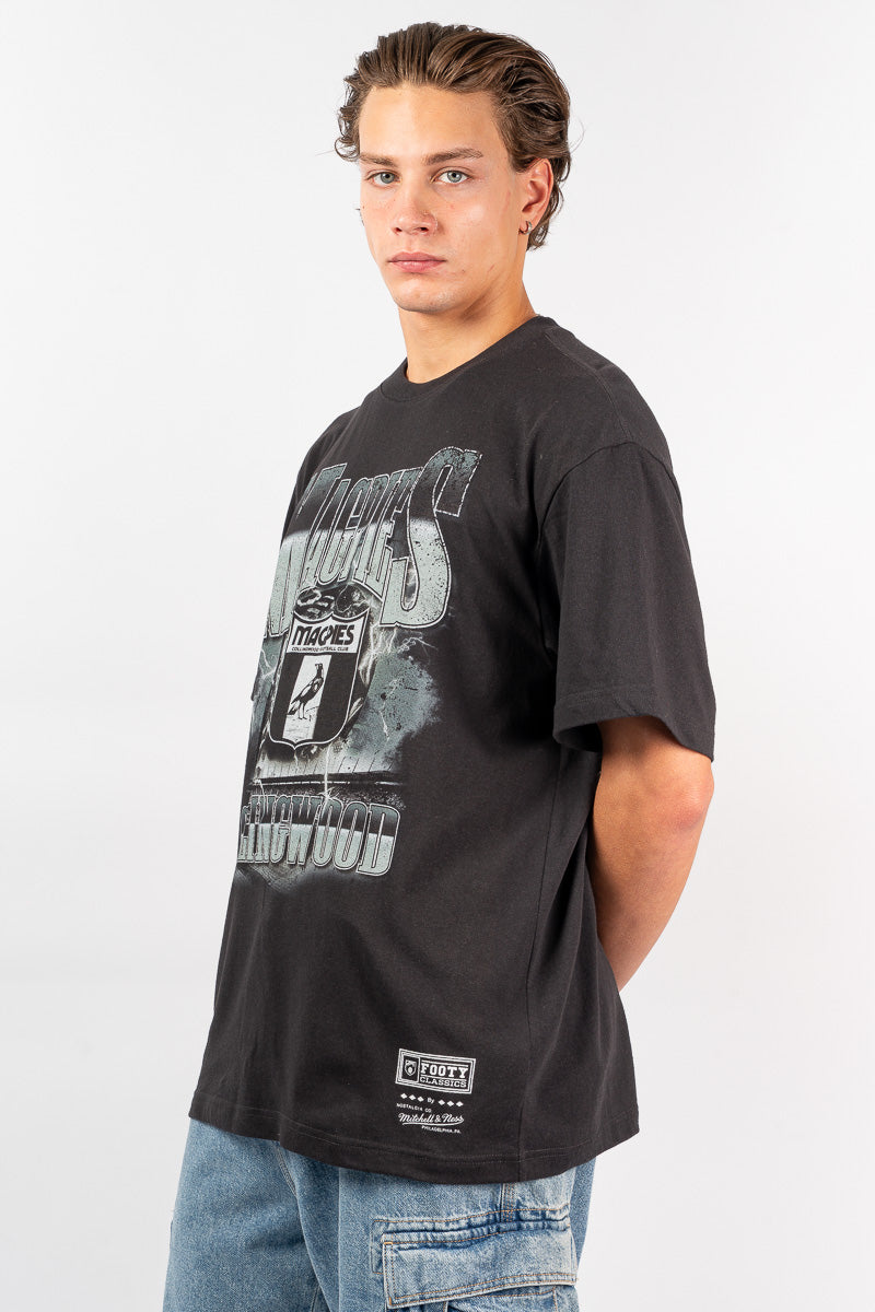 Collingwood Pies Lightning Tee - Mens