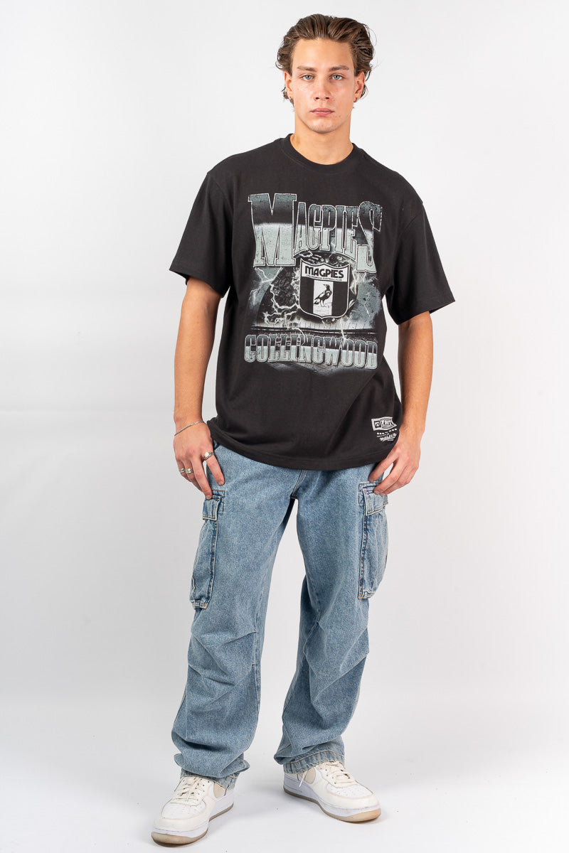 Collingwood Pies Lightning Tee - Mens