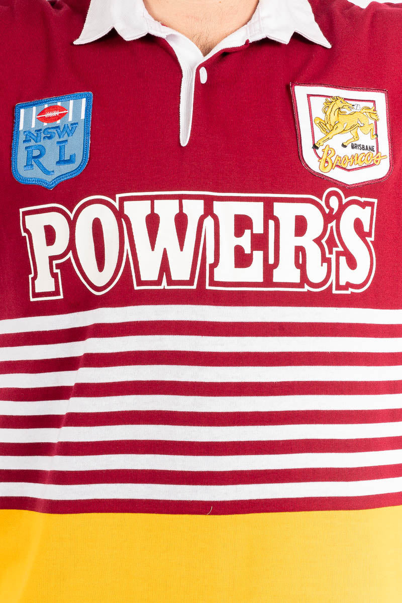 Brisbane Broncos NRL 1992 Retro Jersey