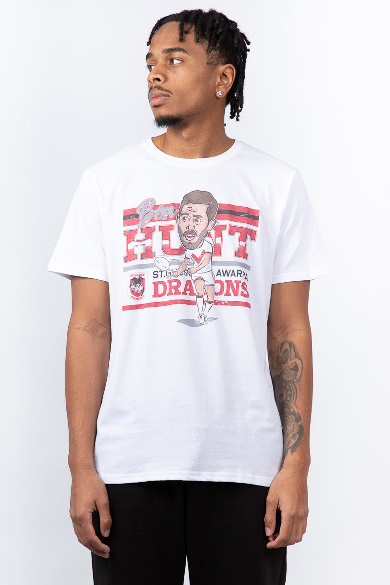 St George Dragons Ben Hunt NRL Caricature Tee