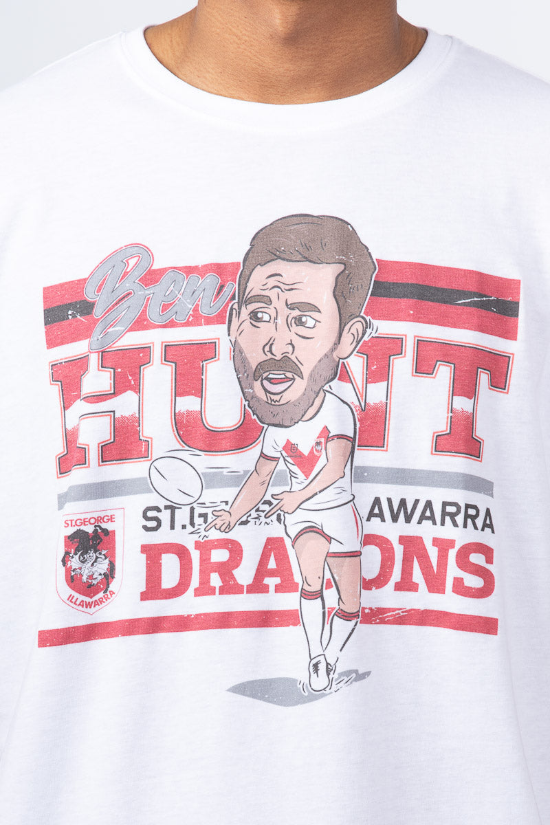 St George Dragons Ben Hunt NRL Caricature Tee