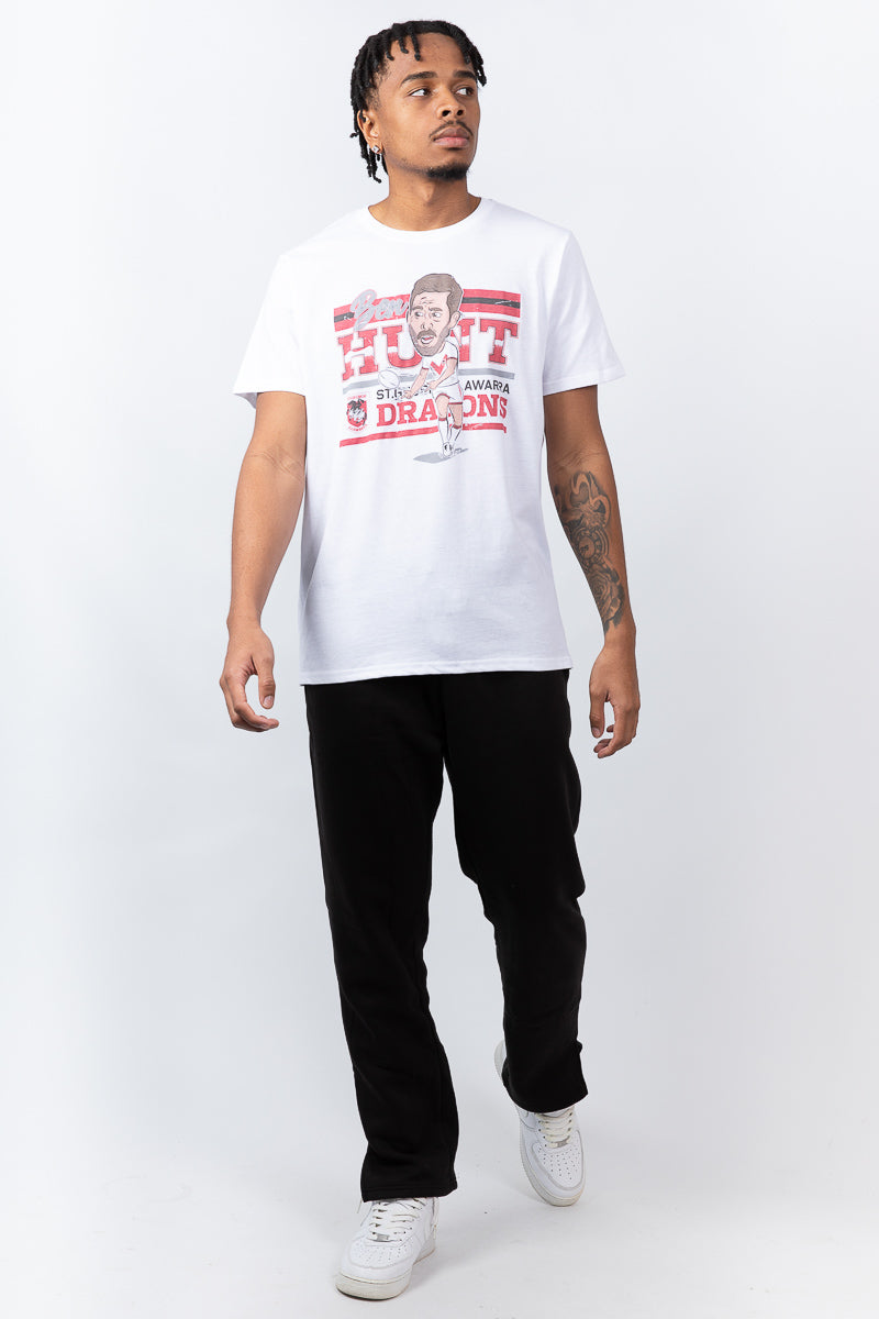 St George Dragons Ben Hunt NRL Caricature Tee
